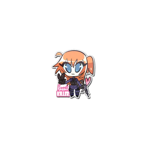 Sticker Kawaii Killer CT