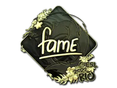 Sticker | fame (Gold) | Rio 2022