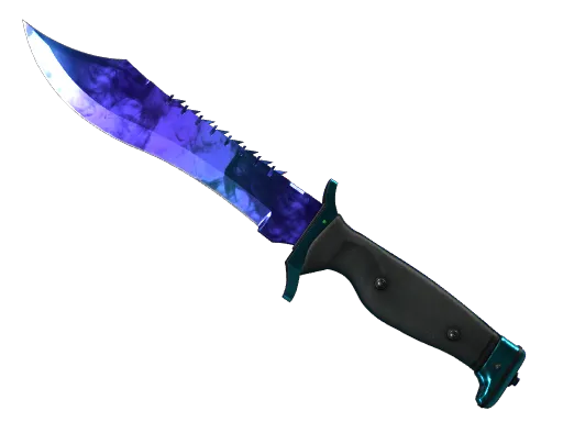 Bowie Knife Doppler Sapphire