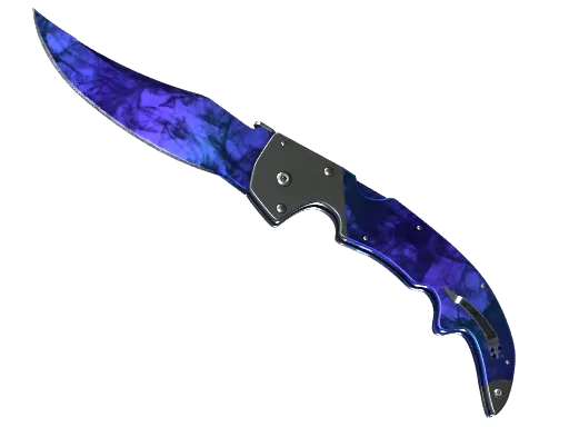 Falchion Knife Doppler Sapphire