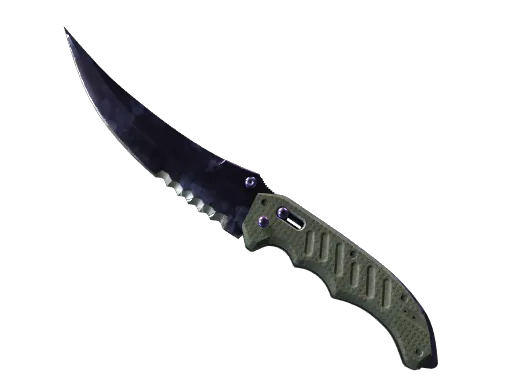 Flip Knife Doppler Black Pearl