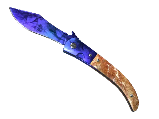 Navaja Knife Doppler Sapphire