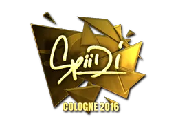 Spiidi (золотая) | Кёльн-2016