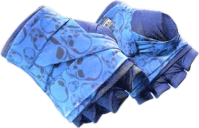 ★ Hand Wraps | Cobalt Skulls (Field-Tested)
