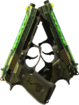 Dual Berettas | Cobra Strike (Minimal Wear)